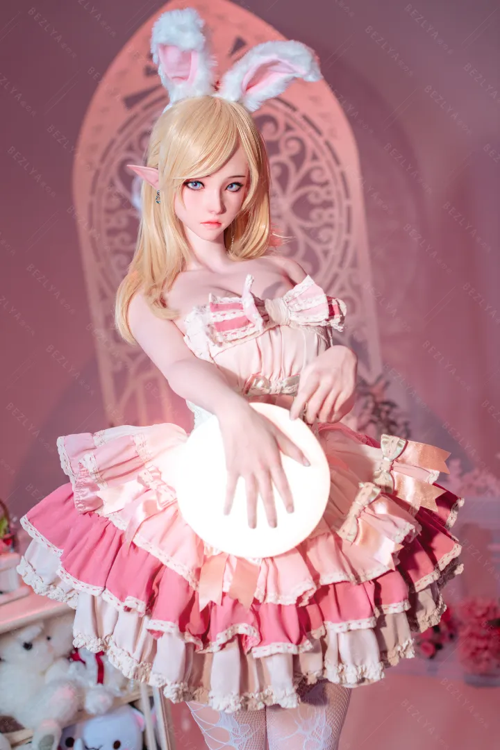 155cm (5ft1) E CUP Lightweight Silicone Sex Doll, Movable Jaw Head Calla